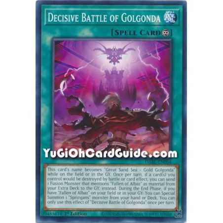Decisive Battle of Golgonda (Common) – Darkwing Blast | Carta YUGIOH en México