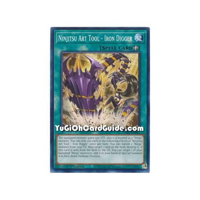 Ninjitsu Art Tool - Iron Digger (Common) – Darkwing Blast | Carta YUGIOH en México