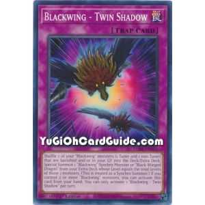 Blackwing - Twin Shadow (Common) – Darkwing Blast | Carta YUGIOH en México