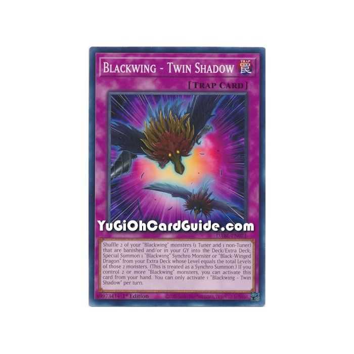 Blackwing - Twin Shadow (Common) – Darkwing Blast | Carta YUGIOH en México
