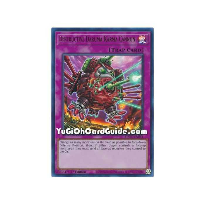 Destructive Daruma Karma Cannon (Ultra Rare) – Darkwing Blast | Carta YUGIOH en México