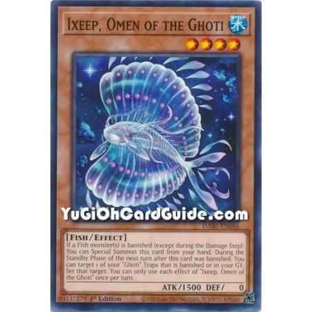 Ixeep, Omen of the Ghoti (Common) – Darkwing Blast | Carta YUGIOH en México