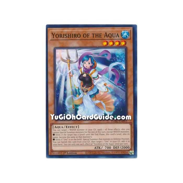 Yorishiro of the Aqua (Common) – Darkwing Blast | Carta YUGIOH en México
