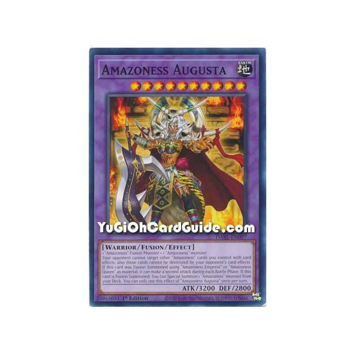 Amazoness Augusta (Common) – Darkwing Blast | Carta YUGIOH en México