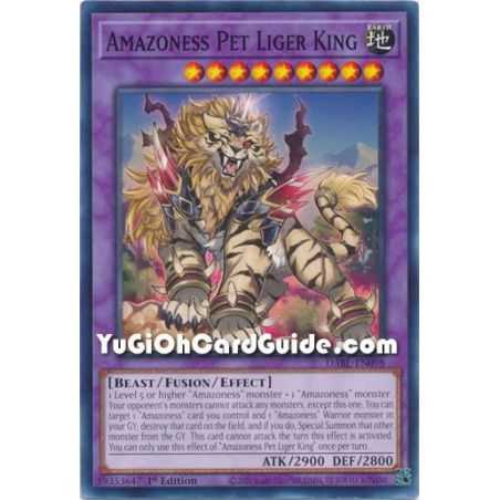 Amazoness Pet Liger King (Common) – Darkwing Blast | Carta YUGIOH en México