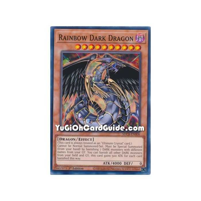 Rainbow Dark Dragon (Common) – Starter Deck Legend of the Crystal Beast | Carta YUGIOH en México