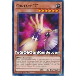 Contact "C" (Common) – Starter Deck Legend of the Crystal Beast | Carta YUGIOH en México