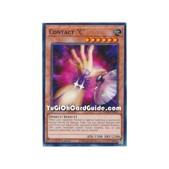 Contact "C" (Common) – Starter Deck Legend of the Crystal Beast | Carta YUGIOH en México