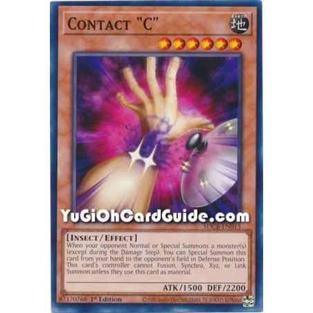 Contact "C" (Common) – Starter Deck Legend of the Crystal Beast | Carta YUGIOH en México