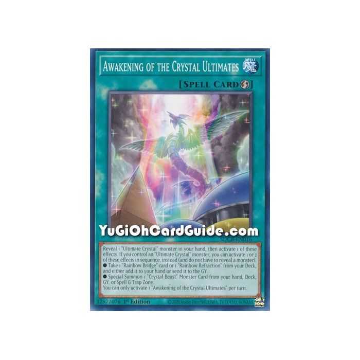 Awakening of the Crystal Ultimates (Common) – Starter Deck Legend of the Crystal Beast | Carta YUGIOH en México