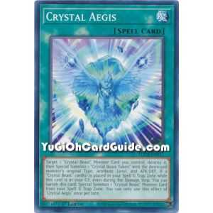 Crystal Aegis (Common) – Starter Deck Legend of the Crystal Beast | Carta YUGIOH en México