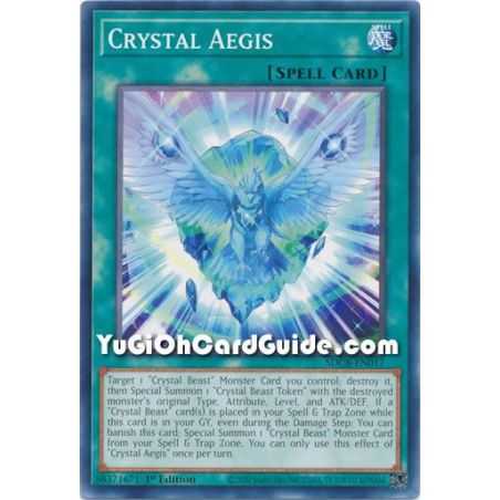 Crystal Aegis (Common) – Starter Deck Legend of the Crystal Beast | Carta YUGIOH en México