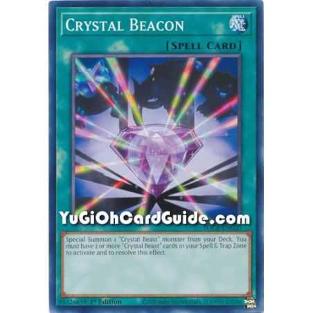 Crystal Beacon (Common) – Starter Deck Legend of the Crystal Beast | Carta YUGIOH en México