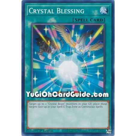 Crystal Blessing (Common) – Starter Deck Legend of the Crystal Beast | Carta YUGIOH en México