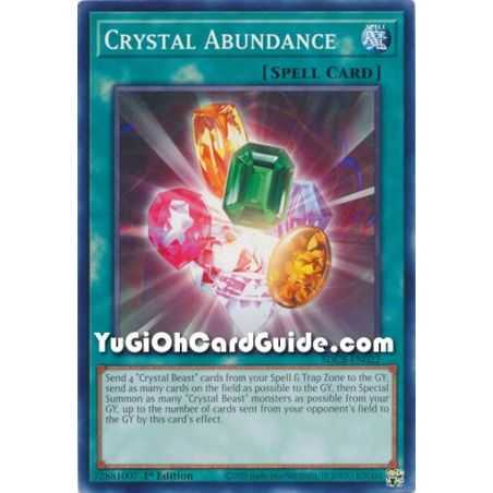 Crystal Abundance (Common) – Starter Deck Legend of the Crystal Beast | Carta YUGIOH en México