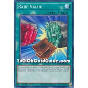 Rare Value (Common) – Starter Deck Legend of the Crystal Beast | Carta YUGIOH en México