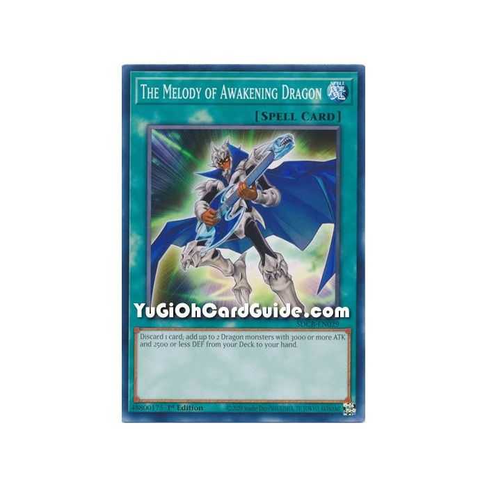 The Melody of Awakening Dragon (Common) – Starter Deck Legend of the Crystal Beast | Carta YUGIOH en México