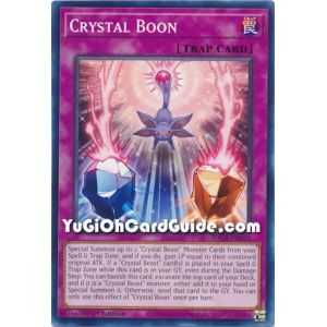 Crystal Boon (Common) – Starter Deck Legend of the Crystal Beast | Carta YUGIOH en México