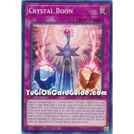 Crystal Boon (Common) – Starter Deck Legend of the Crystal Beast | Carta YUGIOH en México