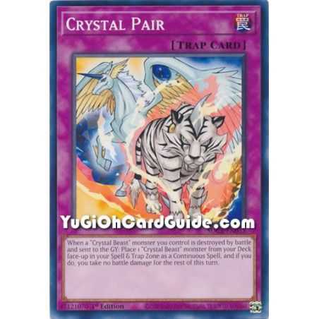 Crystal Pair (Common) – Starter Deck Legend of the Crystal Beast | Carta YUGIOH en México