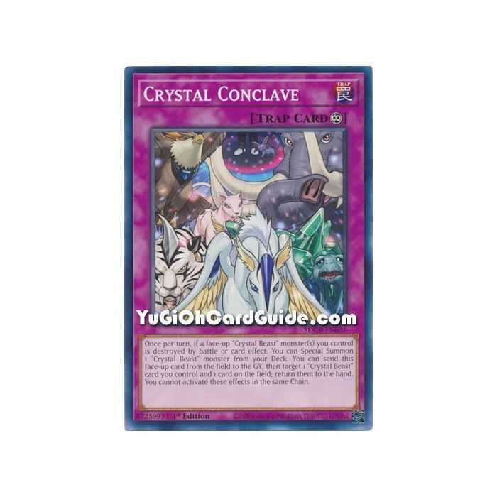 Crystal Conclave (Common) – Starter Deck Legend of the Crystal Beast | Carta YUGIOH en México