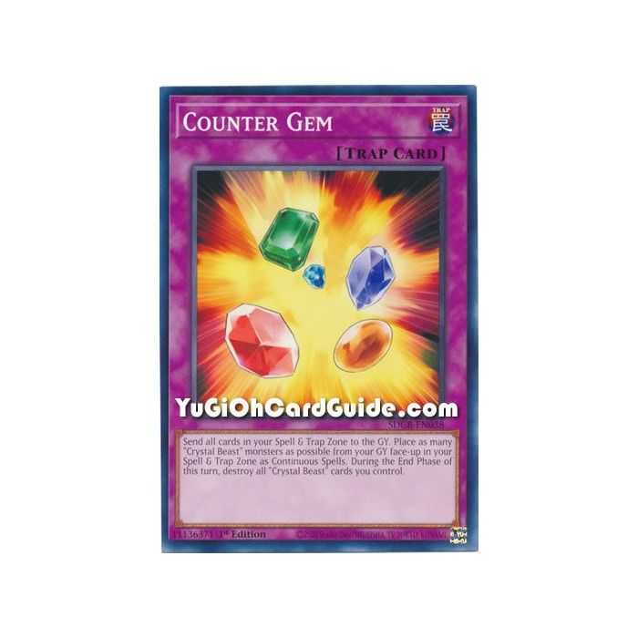 Counter Gem (Common) – Starter Deck Legend of the Crystal Beast | Carta YUGIOH en México