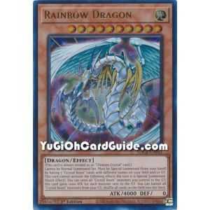 Rainbow Dragon (Ultra Rare) – Starter Deck Legend of the Crystal Beast | Carta YUGIOH en México
