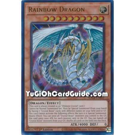 Rainbow Dragon (Ultra Rare) – Starter Deck Legend of the Crystal Beast | Carta YUGIOH en México