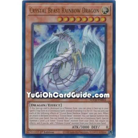 Crystal Beast Rainbow Dragon (Ultra Rare) – Starter Deck Legend of the Crystal Beast | Carta YUGIOH en México