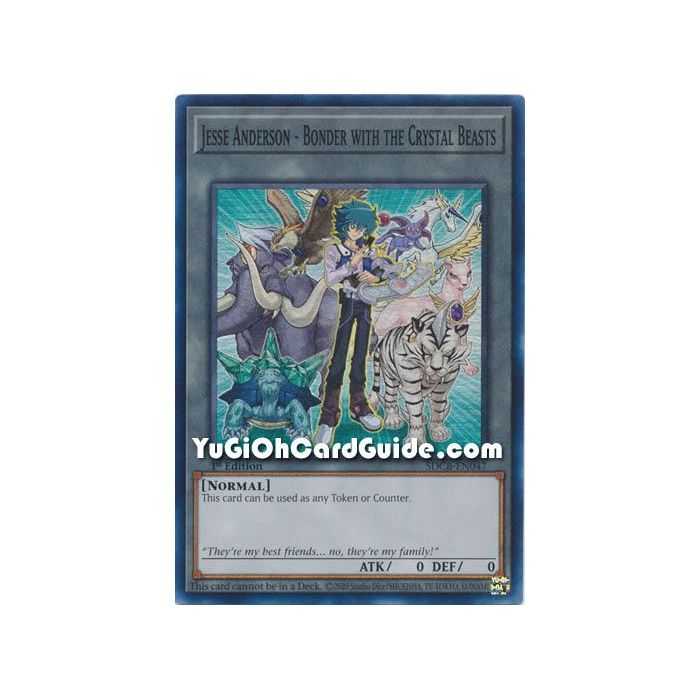 Jesse Anderson - Bonder with the Crystal Beasts (Super Rare) – Starter Deck Legend of the Crystal Beast | Carta YUGIOH en México