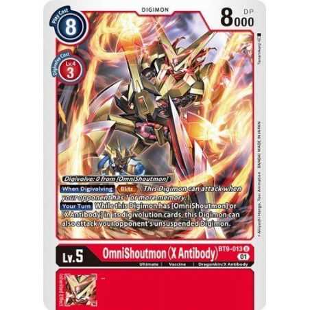 OmniShoutmon (X Antibody) (Uncommon) – BT09 X Record | Carta DIGIMON en México