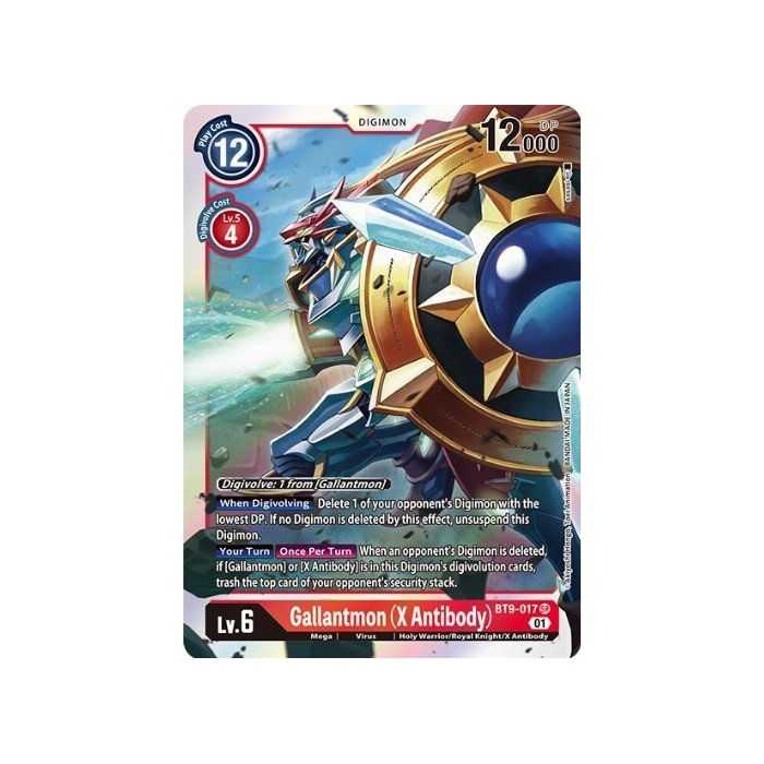 Gallantmon (X Antibody) (Super Rare) – BT09 X Record | Carta DIGIMON en México