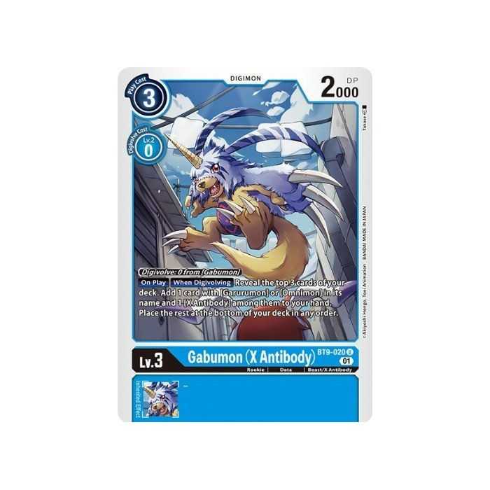 Gabumon (X Antibody) (Uncommon) – BT09 X Record | Carta DIGIMON en México