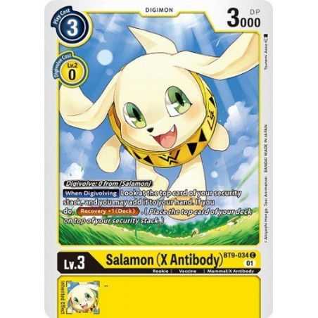 Salamon (X Antibody) (Common) – BT09 X Record | Carta DIGIMON en México