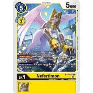 Nefertimon (Uncommon) – BT09 X Record | Carta DIGIMON en México