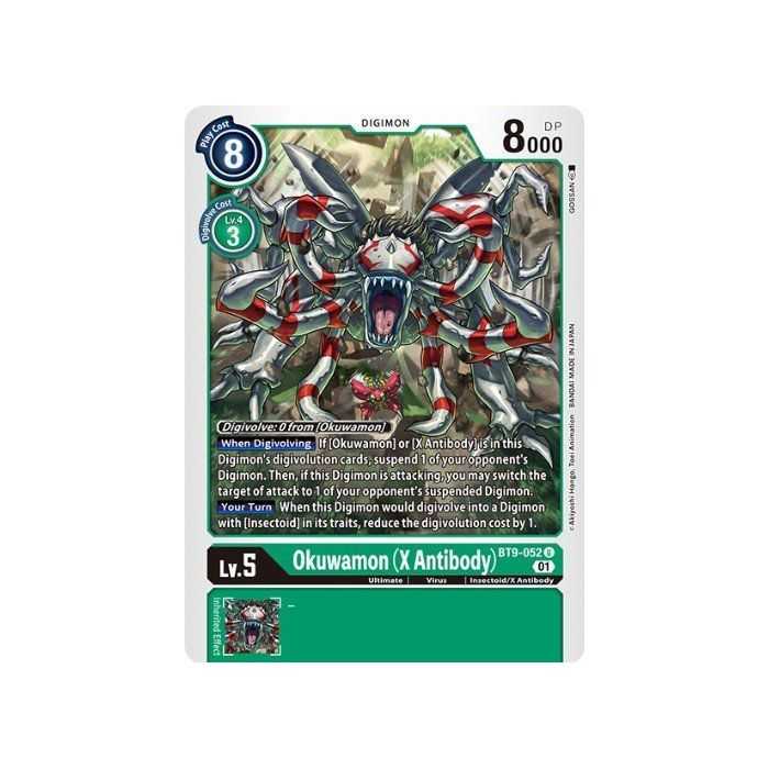 Okuwamon (X Antibody) (Uncommon) – BT09 X Record | Carta DIGIMON en México