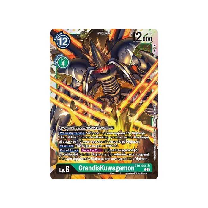 GrandisKuwagamon (Super Rare) – BT09 X Record | Carta DIGIMON en México