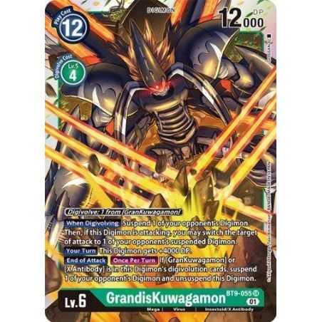 GrandisKuwagamon (Super Rare) – BT09 X Record | Carta DIGIMON en México