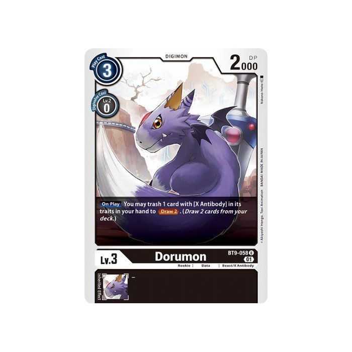 Dorumon (Uncommon) – BT09 X Record | Carta DIGIMON en México