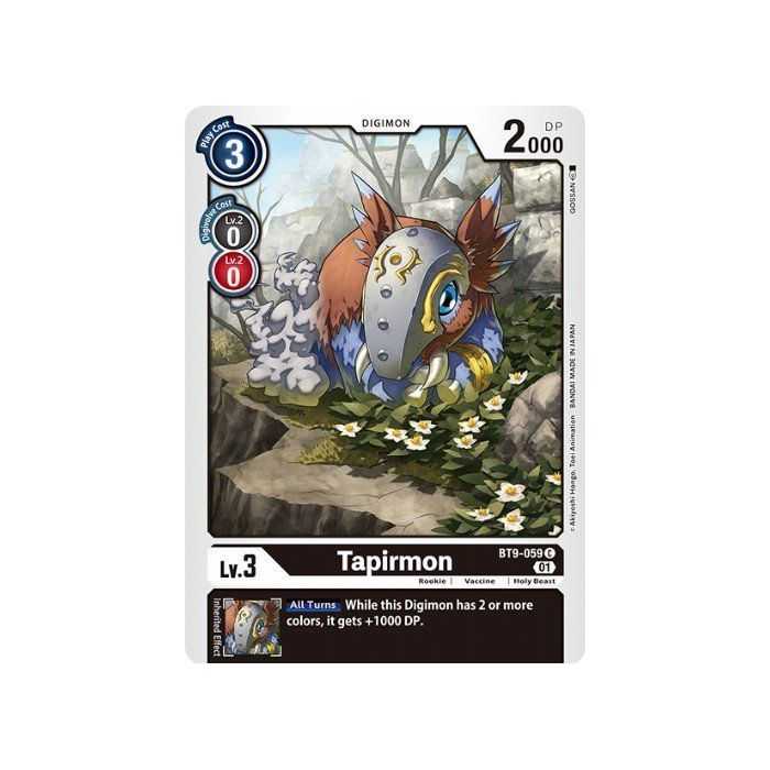 Tapirmon (Common) – BT09 X Record | Carta DIGIMON en México