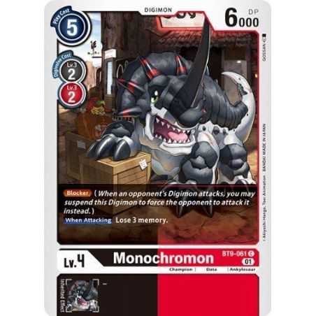Monochromon (Common) – BT09 X Record | Carta DIGIMON en México