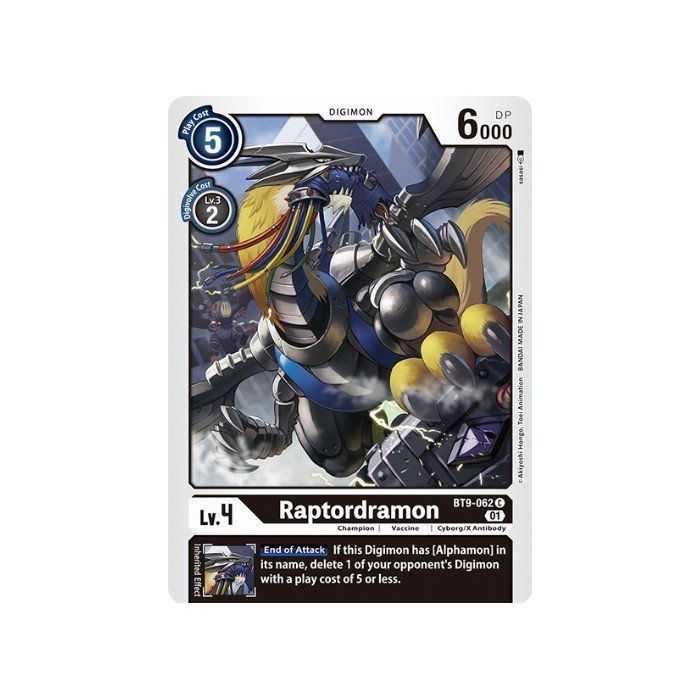 Raptordramon (Common) – BT09 X Record | Carta DIGIMON en México