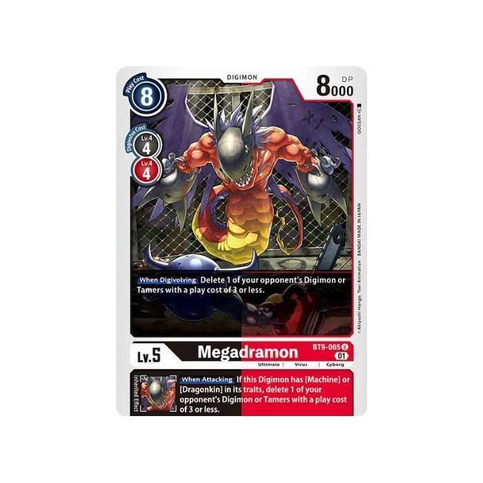Megadramon (Uncommon) – BT09 X Record | Carta DIGIMON en México