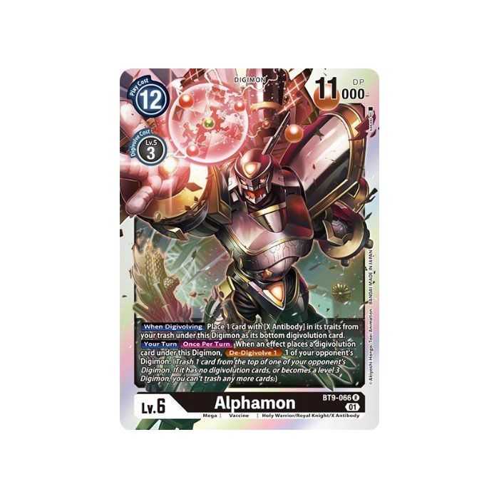 Alphamon (Rare) – BT09 X Record | Carta DIGIMON en México
