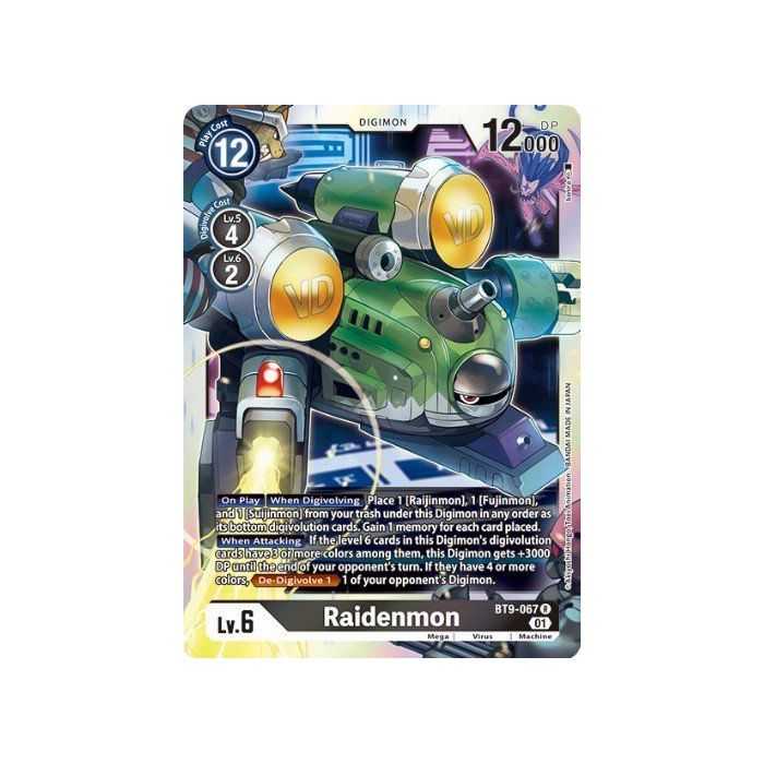 Raidenmon (Rare) – BT09 X Record | Carta DIGIMON en México