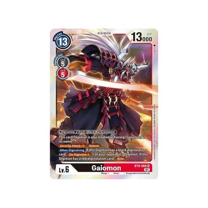 Gaiomon (Super Rare) – BT09 X Record | Carta DIGIMON en México