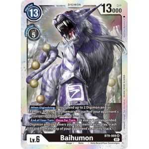 Baihumon (Super Rare) – BT09 X Record | Carta DIGIMON en México