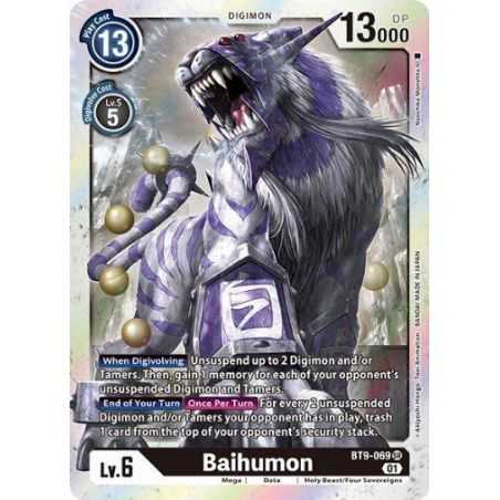 Baihumon (Super Rare) – BT09 X Record | Carta DIGIMON en México