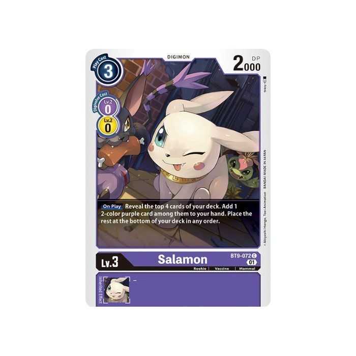Salamon (Common) – BT09 X Record | Carta DIGIMON en México