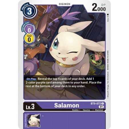 Salamon (Common) – BT09 X Record | Carta DIGIMON en México